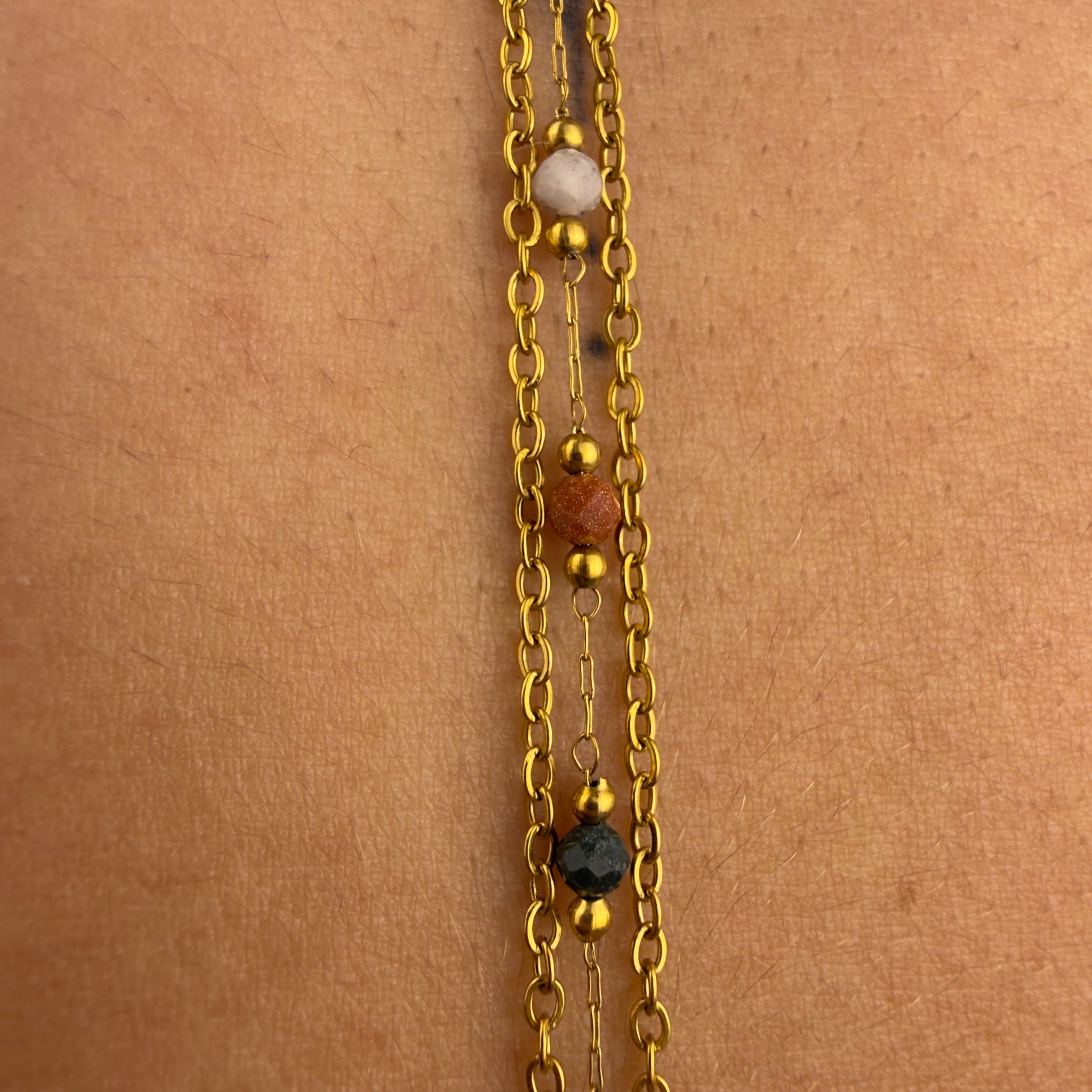 Gold chain close-up